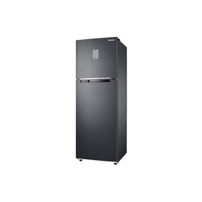 SAMSUNG 256 L Convertible Freezer Double Door Refrigerator Black Matt (RT30C3732B1)