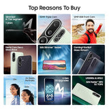 Samsung Galaxy M56 5G (Light Green, 8GB RAM, 128GB Storage) | Segment’s Slimmest | 50MP Camera | Gorilla Glass Victus+ | 10-Bit HDR Video | AI Features | Vapour Cooling | Without Charger