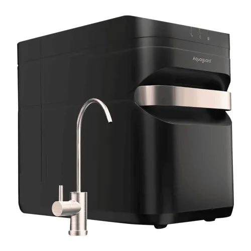 Aquaguard Select Designo UTC RO+UV+MTDS Water Purifier with 5UV E-Boiling+, Mineral Guard Technology, Active Copper Zinc Booster Technology (White)