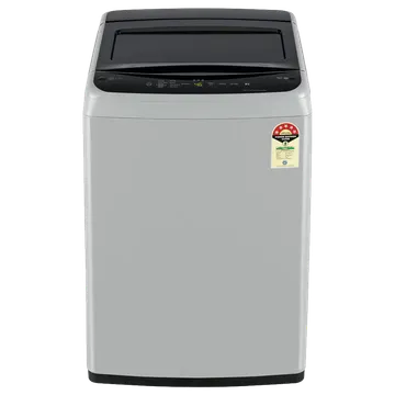 LG 7.5 kg 5 Star Inverter Fully Automatic Top Load Washing Machine (T75VBSF1Z, Smart Inverter Motor, Middle Free Silver)