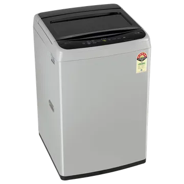 LG 7.5 kg 5 Star Inverter Fully Automatic Top Load Washing Machine (T75VBSF1Z, Smart Inverter Motor, Middle Free Silver)
