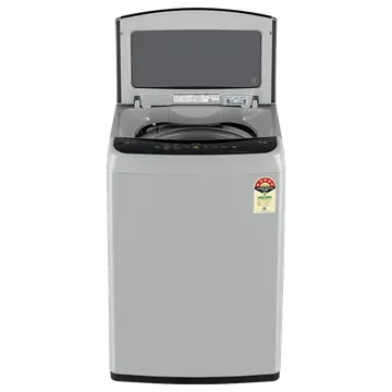 LG 7.5 kg 5 Star Inverter Fully Automatic Top Load Washing Machine (T75VBSF1Z, Smart Inverter Motor, Middle Free Silver)