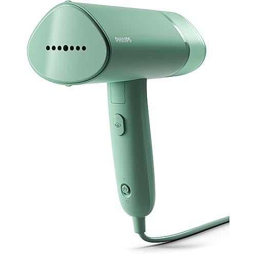 Philips STH3010/70 Garment Steamer: 1000W Green, Antibacterial Steam.