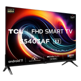 TCL 80.04 cm (32 inches) Bezel-Less S Series FHD Smart Android LED TV 32S5403AF (Black)