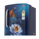 LG 224L Double Door Refrigerator | GL-D2336YABW | Smart Inverter Compressor, Black Finish