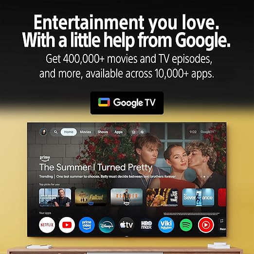 Sony 164 cm (65 Inch) BRAVIA 3 II 4K Ultra HD Smart Google TV K-65XR35M2 | HDR | Dolby Audio | Google Assistant | Chromecast Built-in | Motion Clarity | Wi-Fi | Voice Control
