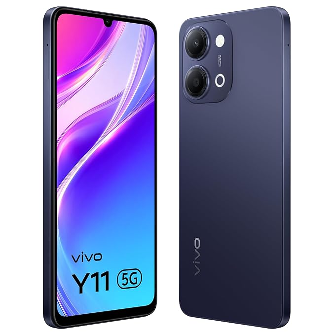 Vivo Y11 5G 4GB/128GB | 6.56" Large Display, 5000mAh Battery, Metal Blue
