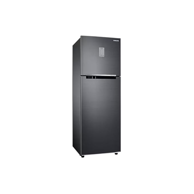 SAMSUNG 256 L Convertible Freezer Double Door Refrigerator Black Matt (RT30C3732B1)