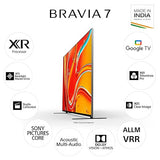 Sony 139 cm (55 inches) Bravia 7 4K Ultra HD AI Smart Mini LED Google TV K-55XR70 (Black)