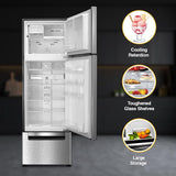 Whirlpool 240 L Triple-Door Refrigerator (FP 263D PROTTON ROY ALPHA STEEL (N) - 20807)