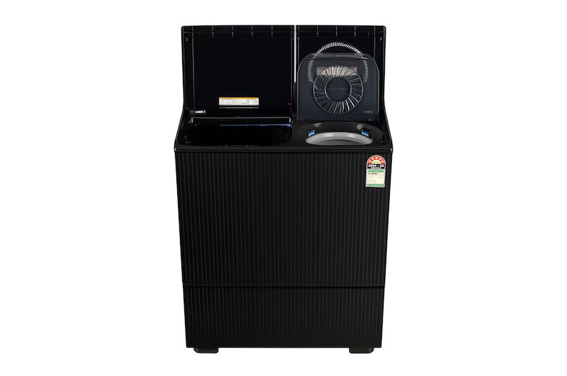 LG 12 Kg Semi-Automatic Top Load Washing Machine | Roller Jet Pulsator, Wind Jet Dry, 5 Star, Onyx Black | PX120A3SO4Z