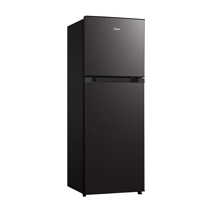 Midea 233 L 3 Star Frost Free Convertible, Double Door Refrigerator (MDRT359FGI28, Jazz Black)