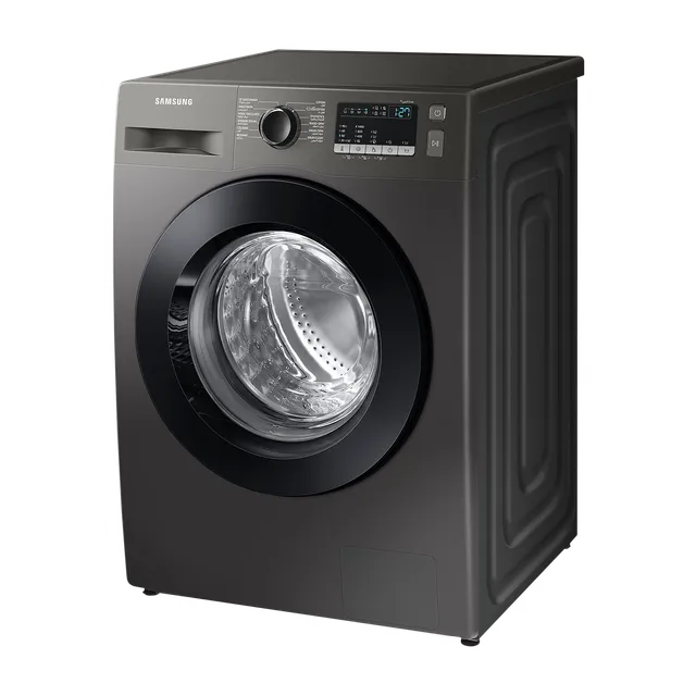 SAMSUNG 8 kg 5 Star Inverter Fully Automatic Front Load Washing Machine (WW80T4040CX1TL, Diamond Drum, Inox)