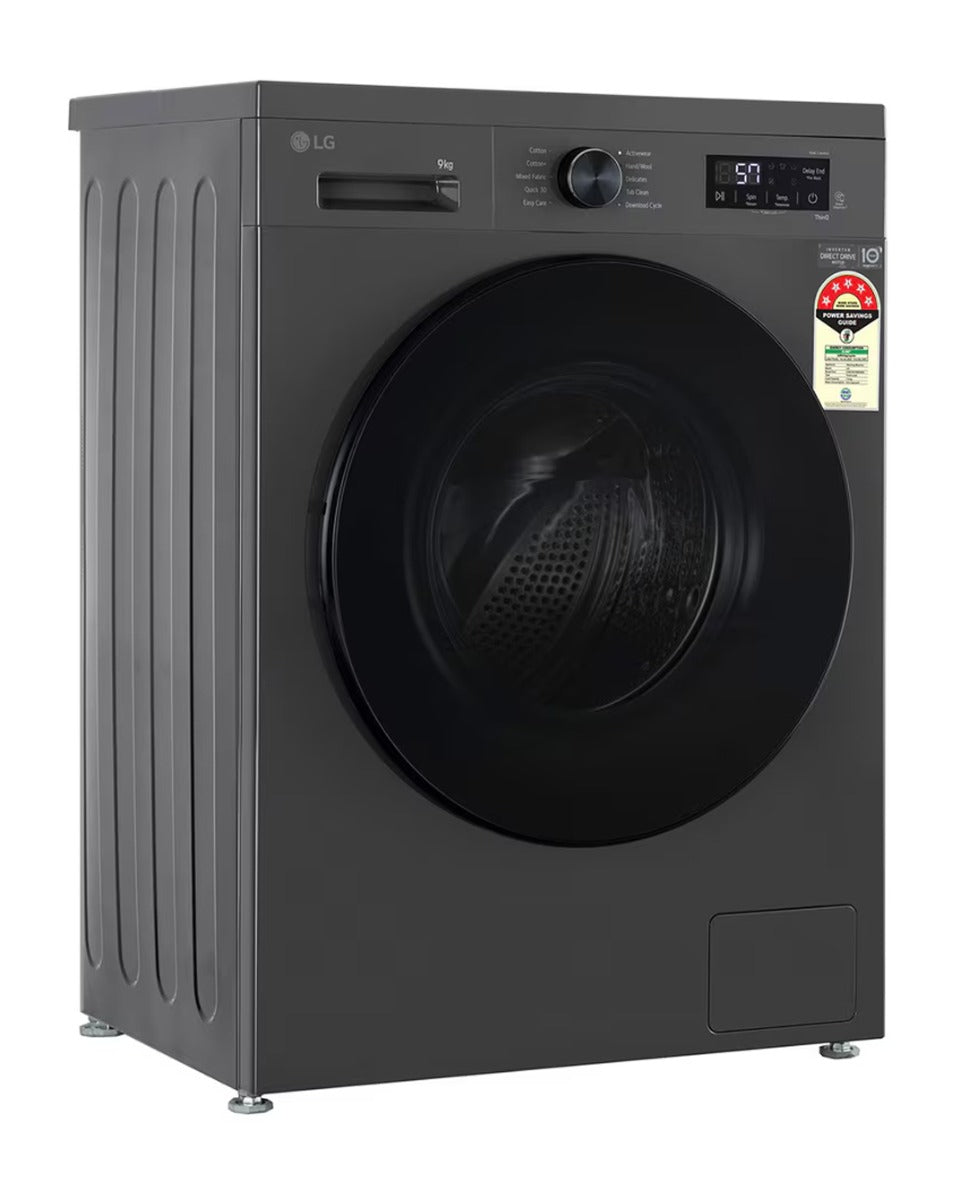 LG 9KG Front Load Washing Machine, Inverter Direct Drive, Middle Black (FHB1209Z4M)