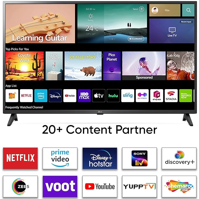 LG 139 cm (55 inches) 4K Ultra HD Smart LED TV 55UQ7500P (Ceramic Black)