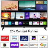 LG 139 cm (55 inches) 4K Ultra HD Smart LED TV 55UQ7500P (Ceramic Black)