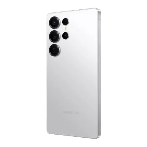 Samsung Galaxy S25 Ultra 5G Smartphone, 12GB RAM, 256GB Internal Storage, Titanium Whitesilver, Professional Camera System, Intelligent AI Features, 5G Connectivity & Premium Titanium Build