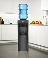 Voltas WD Mini Magic Pearl RB Bottled Water Dispenser | Hot & Cold Water | Compact Table Top Design | Fast Cooling & Heating | Energy Efficient