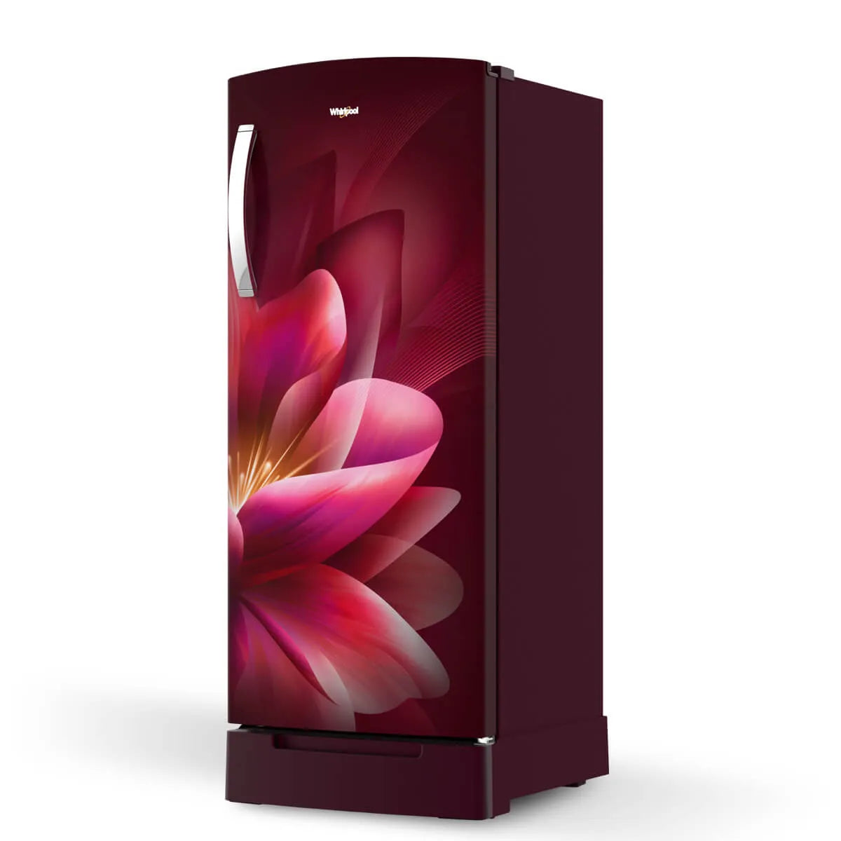 Whirlpool 192L 3 Star Single-Door Refrigerator with Base Drawer | Ice magic Pro | Wine Forest (Wine) | (