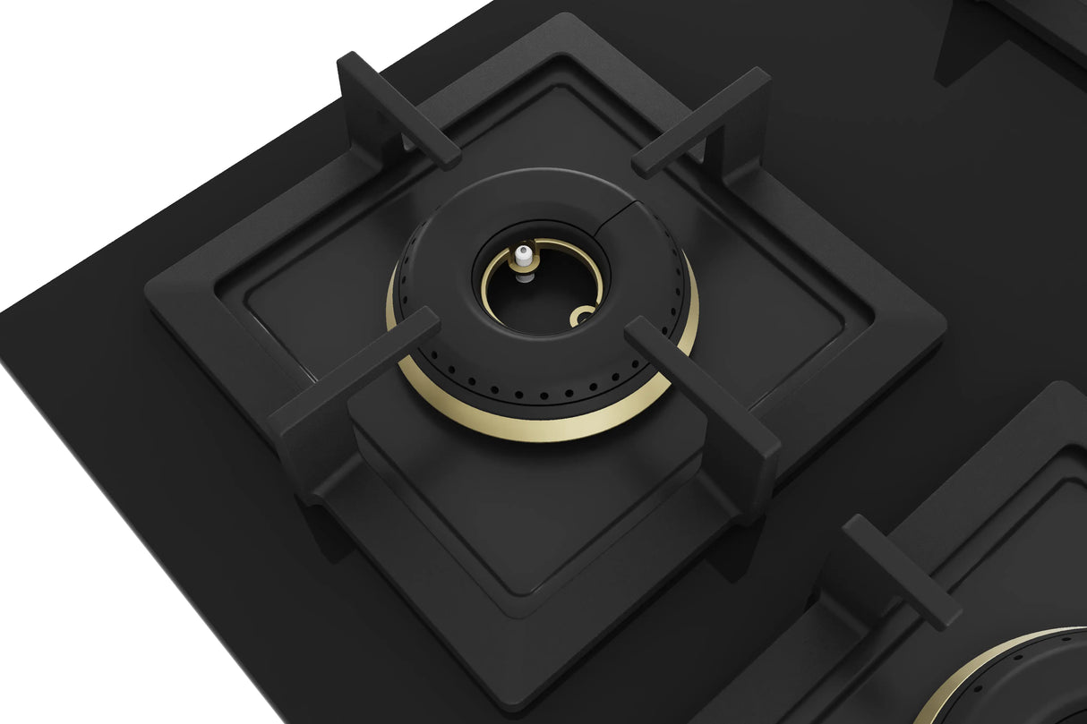 Bosch PNH6B6F20I 6-Burner Built-In Gas Hob: Toughened Glass Top, Flame Failure Device