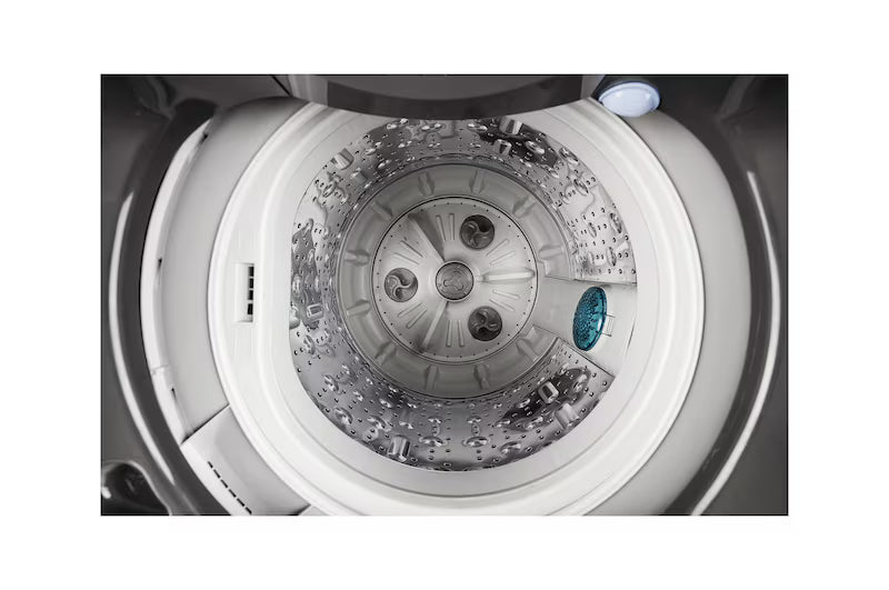 LG 8Kg Top Load Washing Machine, Smart Inverter Motor, In-built Heater, Middle Black, 5 Star