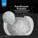 Voltas Beko 7 Kg 5-Star Fully Automatic Top Load Washing Machine | Double Waterfall, 4 Wash Programs, Purestream Pulsator (WTL7004UEA, White)