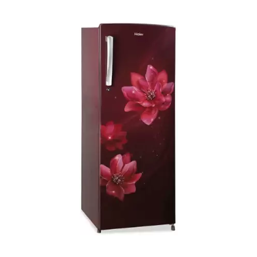 Haier 185L Single Door Refrigerator - Red Peony - Optimal Home Cooling