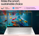 HP Pavilion AMD Ryzen 5 Dual Core 5500U - (8 GB/512 GB SSD/Windows 11 Home) 15-eh1137AU Thin and Light Laptop (15.6 Inch, Natural Silver, With MS Office)