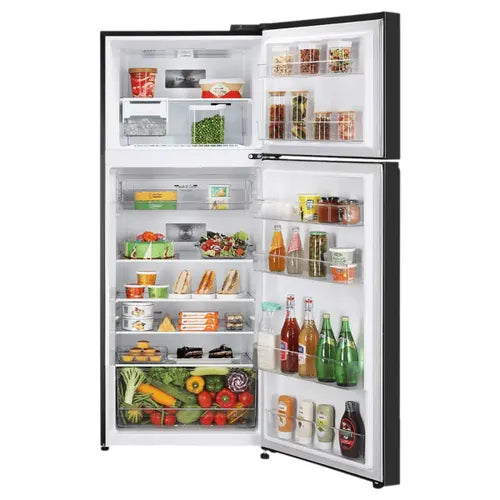 LG 398L Double Door Convertible Refrigerator GLT4026SNBM Frost Free Smart Inverter Auto Smart Connect Black Mirror Multi Air Flow Fridge