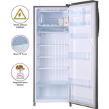 Best Single Door Refrigerator: LG 261L - Shiny Steel, Fast Ice Making, 3 Star