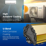 Voltas 183Inv Vertis Zenith Gold 2026 1.5 Ton 3 Star Inverter Split AC | Ice-Wash Technology | Turbo Cooling | Copper Condenser | R32 Refrigerant