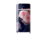 Samsung RR21H2G25BB/HL Single Door Refrigerator (189L, Digital Inverter Compressor, Direct Cool, 5 Star Energy Rating, Stabilizer Free Operation, Anti-Bacterial Gasket, Horizontal Curve Design, Bold Black Finish)