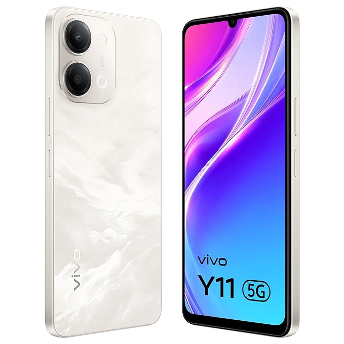 Vivo Y11 5G (Sunrise Gold, 4GB RAM, 128GB Storage) – Smooth Performance, Stylish Design & Long Battery Life