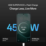 Oppo A6 5G (Ice White, 6GB RAM, 256GB Storage) – Dimensity 6300, 120Hz Display & 7000mAh Battery