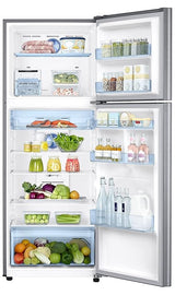 Samsung 385L 2 Star Inverter Frost-Free Convertible 5 in 1 Double Door Refrigerator (RT42C5532S8/HL, Elegant Inox)