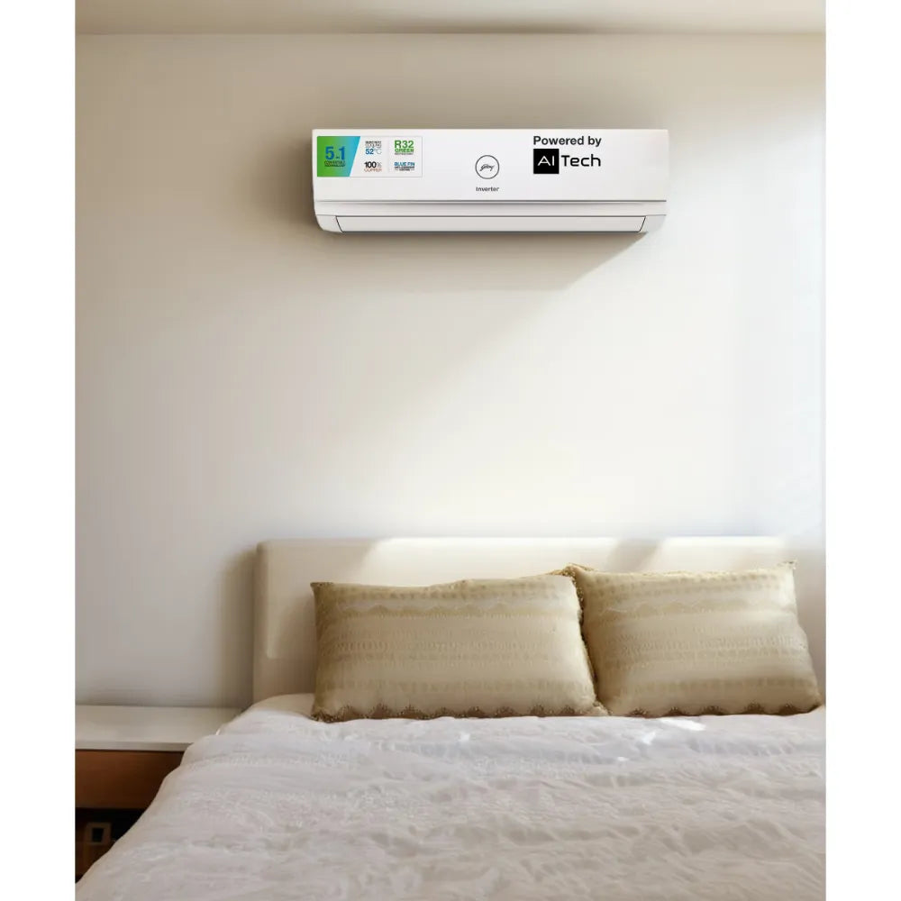 Godrej 1.5 Ton 5 Star Split AC SIC 18ITC5 WYD – Smart Cooling | Silent Operation | Convertible Inverter | Ideal for Medium Rooms