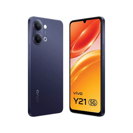 Vivo Y21 5G 6GB/128GB | 50MP Camera, 6.58" 90Hz Display, 5000mAh Battery, Metal Blue