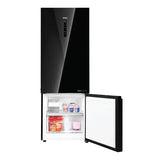 **Haier HRB-3752PKGA-P 325L Premium Bottom Mount Frost Free Refrigerator – 14-in-1 Convertible, Triple Inverter, Dual Fan Cooling & Black Glass Finish**