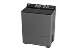 Samsung 8 Kg Semi-Automatic Top Load Washing Machine | Hexa Storm Pulsator, 1300 RPM, 5 Star, Dark Gray | WT80F4560GD