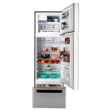 Whirlpool 330L Triple-Door Refrigerator, 6th Sense Active Fresh, Alpha Steel (W.POOL REF 20817)