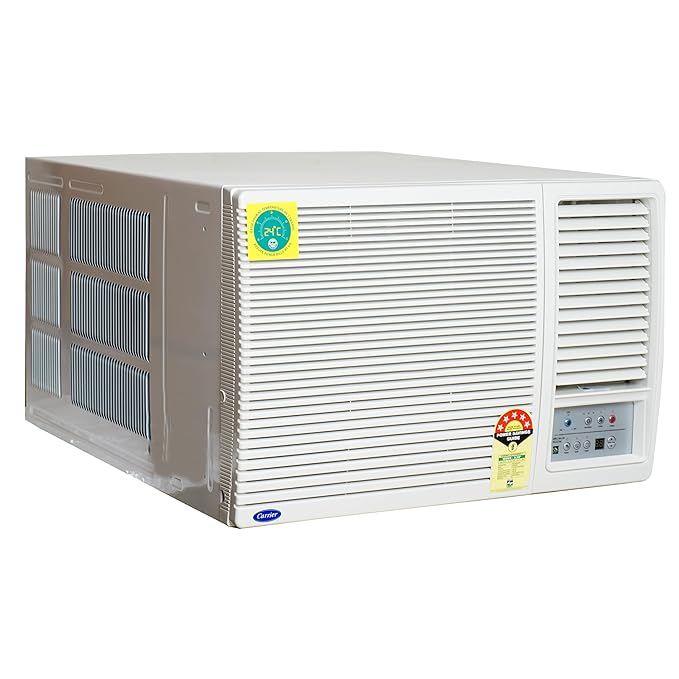 Carrier 1.5Ton 3 Star Copper, Dust Filter & Turbo Mode Window Fixed Speed Air Conditioner(ESTRELLA EX 3 STAR, White)