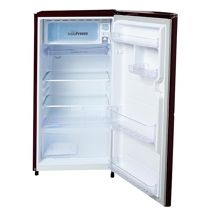 Lloyd Havells 188 L 1 Star Direct-Cool Single Door Refrigerator (2024 Model, GLDC201GRRT1JC,Royal Red)