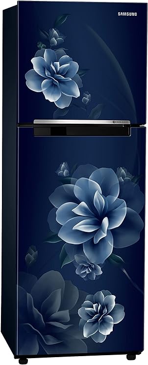 Samsung 236L 2 Star Digital Inverter Frost-Free Double Door Refrigerator Appliance(RT28C3022CU/NL, Camellia Blue