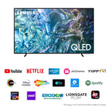 Samsung 138 cm (55 inches) 4K Ultra HD Smart QLED TV QA55Q60DAULXL (Black)