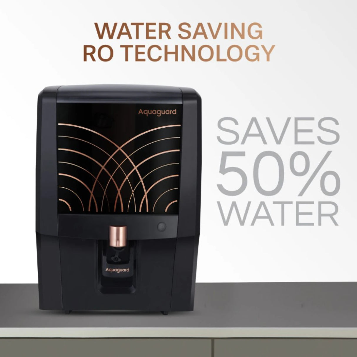 Aquaguard Enrich Enhance 2X-1 RO+UV Water Purifier 7 L – Black