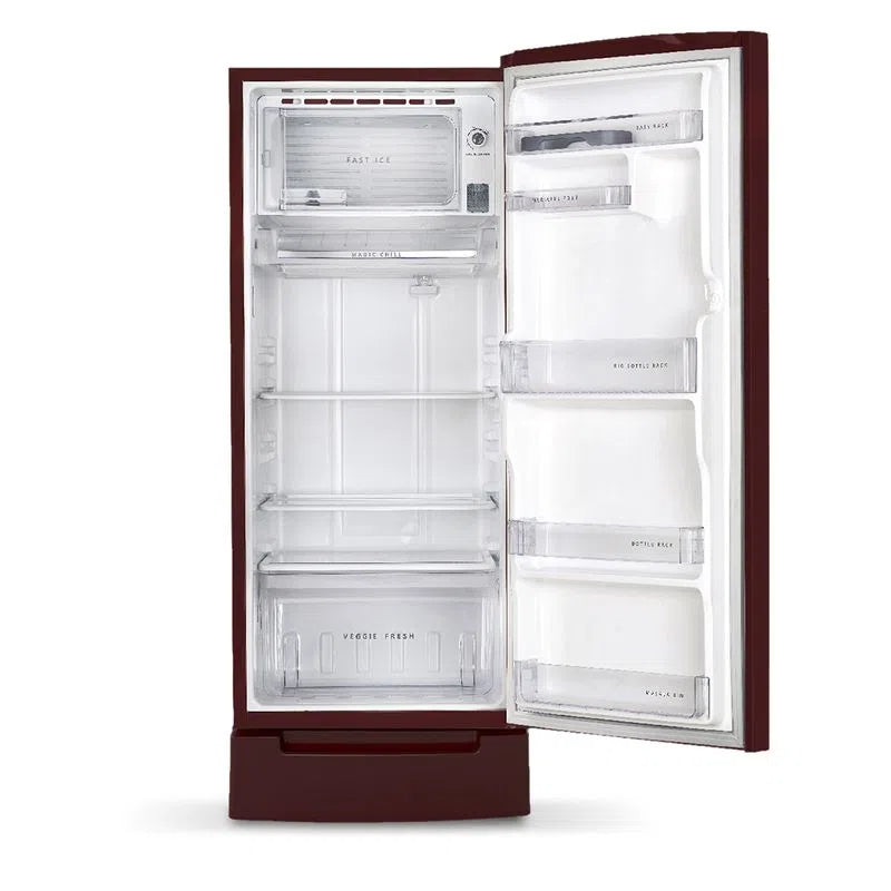 Whirlpool 184L 2-Star Single-Door Fridge (Wine Linnea) (W.POOL REF 72505)