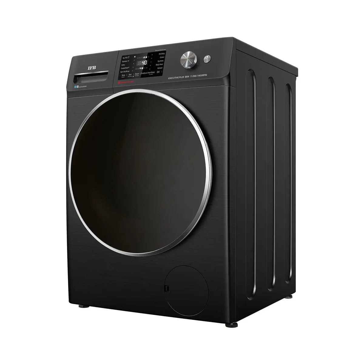 IFB 11 kg 5 Star Wi-Fi Inverter Fully Automatic Front Load Washing Machine (Executive Plus BXN 1114KH, AI Technology, Black )
