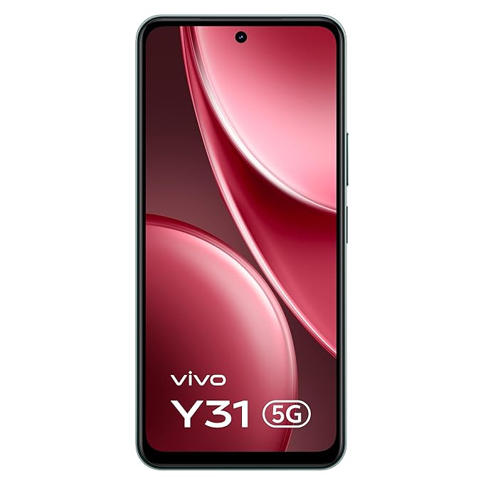 Vivo Y31 5G (Diamond Green, 6GB RAM, 128GB Storage) | 5G Smartphone | Smooth Performance | Advanced Camera | Long-Lasting Battery | Sleek Premium Design