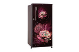 LG 185L Single Door Refrigerator | Smart Inverter, Base Stand Drawer, Blue/White | GL-D1935YOWB