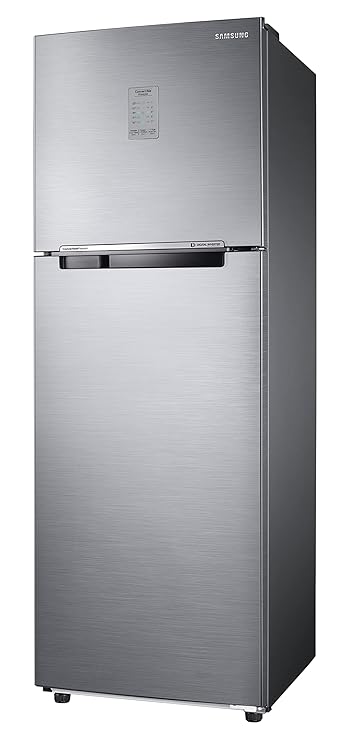 Samsung 256L 2 Star Inverter Frost-Free Convertible 3 In 1 Double Door Refrigerator Appliance (RT30C3732S8/HL,Elegant Inox 2023 Model)